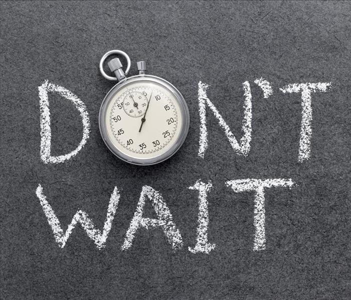 "Don't wait"